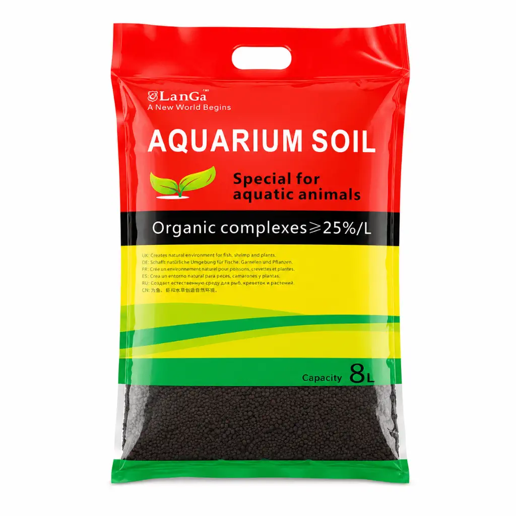 Langa Aquarium Soil Substrate, 8L Langa Aquarium Soil Substrate, 8L - Image 1