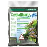 Dennerle Crystal Quartz Gravel Diamond Black, 5kg