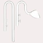 ISTA Glass Lily Pipe Set, 12mm