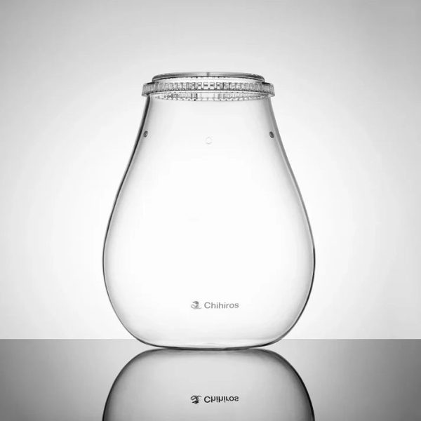 Chihiros Glass Pot Dew Shaped height 204mm internal diameter 174mm volume 3250ml