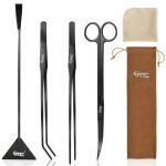 Hygger Hygger Black Steel Tool Set