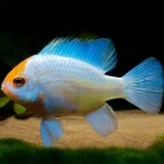 Platinum Ramirezi (Mikrogeophagus ramirezi)