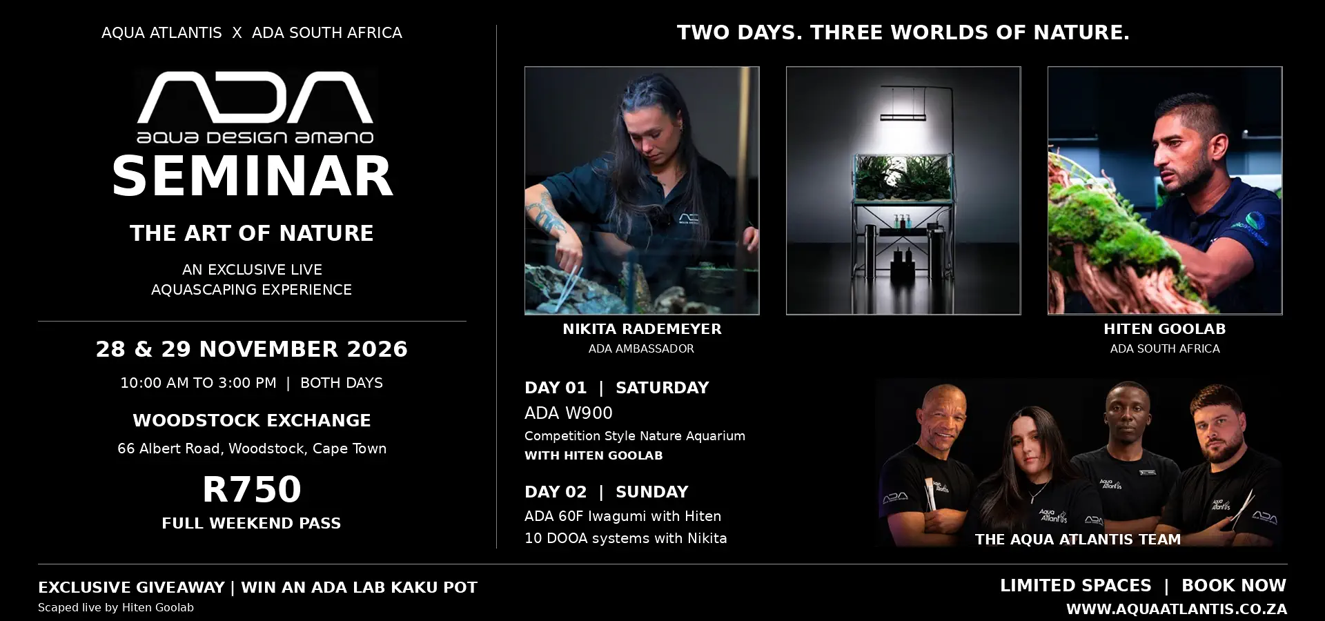 ADA Seminar 2026 | The Art of Nature at Aqua Atlantis
